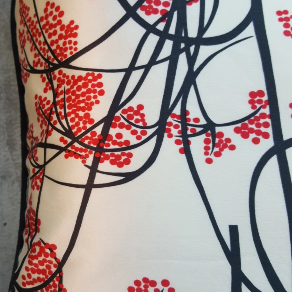 Wool Grass agnes & hoss satin/suede Pillow